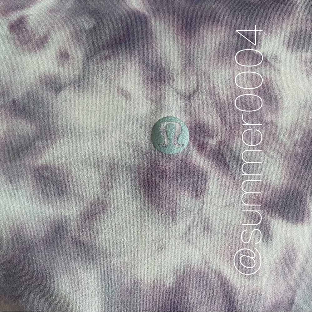 NWT Lululemon Align Criss Cross 25" Diamond Dye Pink Bliss Graphite Purp… - Picture 8 of 10